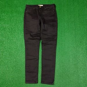 GAP 1969 Jeans Womens 28R True Skinny Stretch Mid Rise Wine Purple Pants Slim